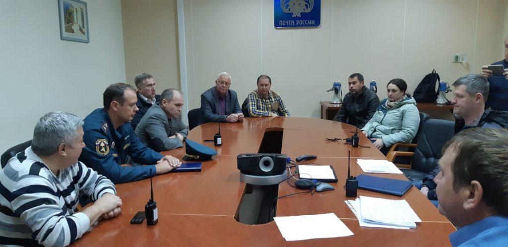 Пожарно-тактические учения на базе ФГУП «Почта России». Фото: Пресс-служба Управления по ЮАО