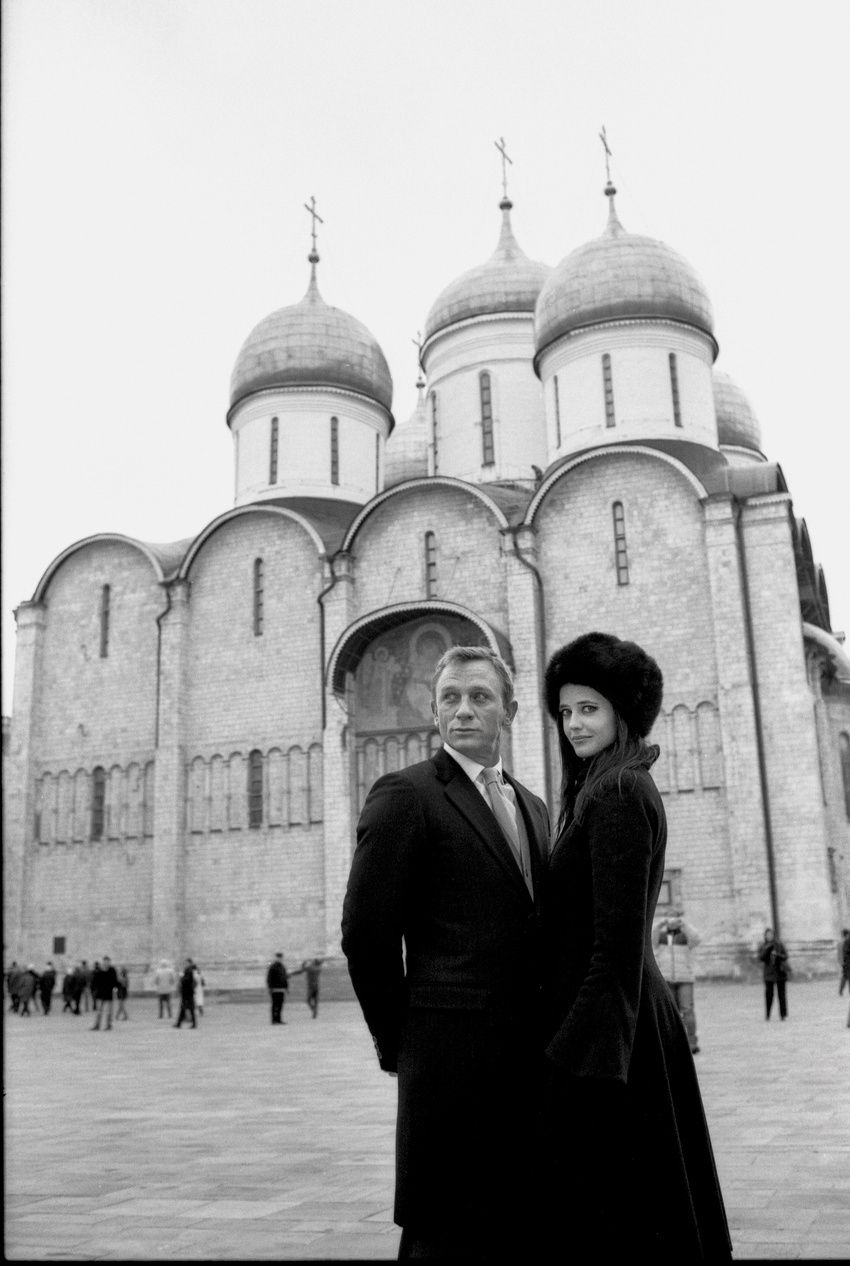 В объектив Кудрявцева попадали многие звезды. В их числе сыгравший роль Джеймса Бонда Дэниэл Крэйг, актриса Ева Грин. Фото: из личного архива