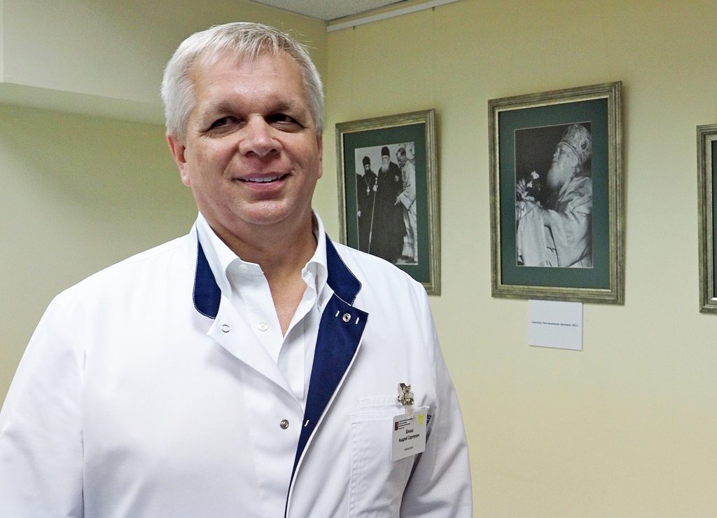 Главный врач городской клинической больницы №67 имени Леонида Ворохобова Андрей Шкода