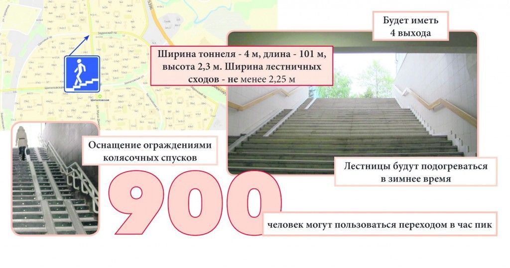Переход удобный и безопасный