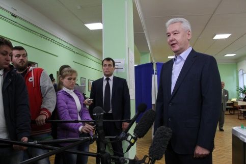 Собянин высоко оценил технические возможности Общественного штаба по наблюдению за выборами в МГД