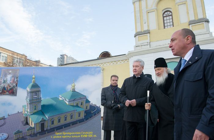 Собянин: Воссоздание Преображенского храма позволит исправить историческую несправедливость