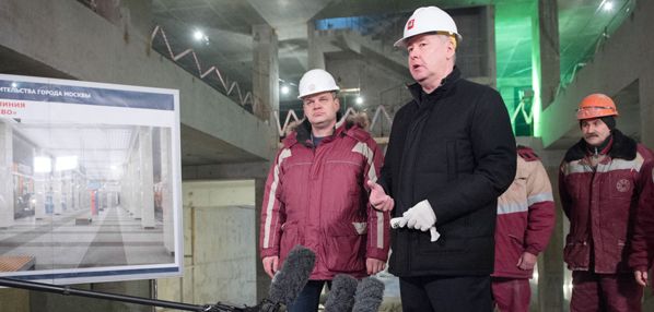 Строительство метро в Саларьево находится в завершающей стадии — Собянин