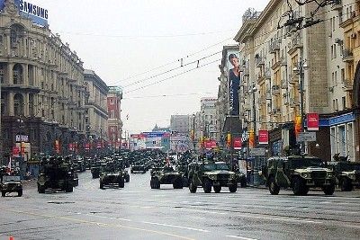 В Москве перекроют ряд улиц из-за подготовки к параду Победы