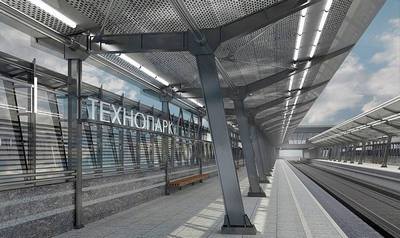 Началось возведение северного вестибюля станции метро 