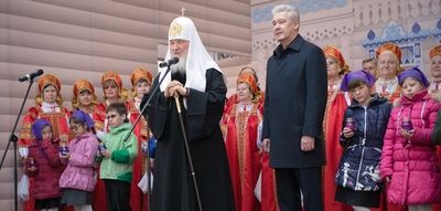 Сергей Собянин и Патриарх Кирилл поздравили православных москвичей с Пасхой
