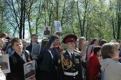 В Нагатинском Затоне прошла череда торжественных мероприятий, посвященных 70-летию Победы