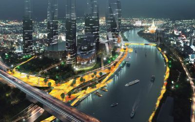 Новую зону отдыха благоустроят на набережных &laquo;Москвы-сити&raquo;.