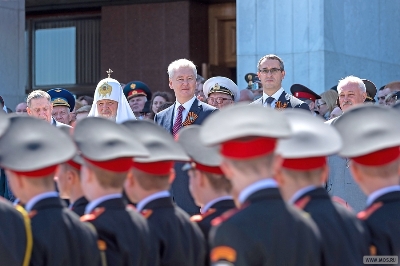 Сергей Собянин принял участие в первом московском Параде кадетов на Поклонной горе