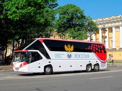 Во время проведения ЧМ-2018 футбольные команды по Москве будут передвигаться по выделенным полосам