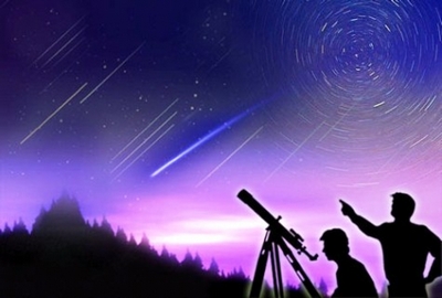Этой ночью можно будет наблюдать сотни падающих звезд