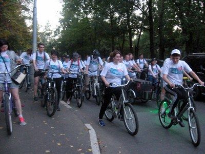 26 октября в Москве состоялся велопробег «Спорт против ВИЧ»