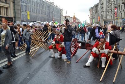 Более миллиона москвичей стали участниками исторической реконструкции «Москва Триумфальная» и концерта на Лубянке