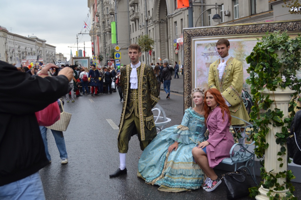 На фестивале «Москва Триумфальная» москвичи и гости столицы могли сделать фото на память.