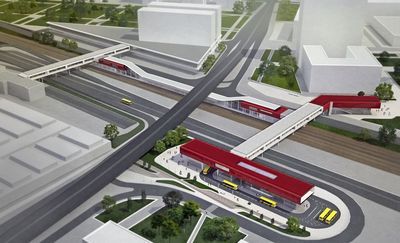Транспортно-пересадочный узел ЗИЛ в ЮАО обзаведется надземным переходом и торговыми площадями