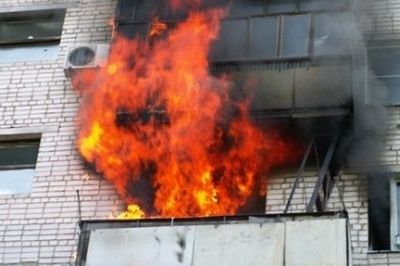 На Кантемировской улице произошел пожар