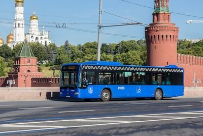 Парк городского транспорта Москвы обновлен почти на 70%