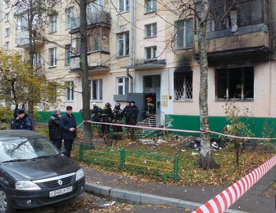 Пожар в квартире на Кавказском бульваре в ЮАО, пострадал один человек