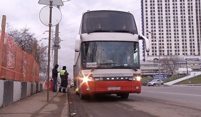 Еще семь дальних автобусов арестованы в Москве
