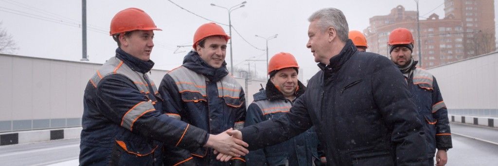Собянин объявил о завершении реконструкции и благоустройства Большой Академической улицы