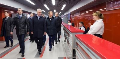 Собянин осмотрел новый терминал «Аэроэкспресса» на Павелецком вокзале