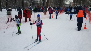 На юге Москвы прошло открытое первенство по лыжным гонкам 17.01-01
