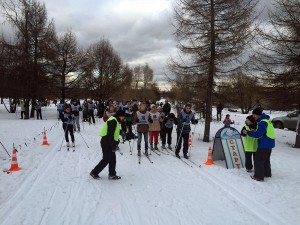 В "Садовниках" прошли соревнования по лыжным гонкам 07.02.15-2