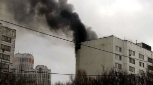 Пожар на Михневской улице, фото пользователя Instagram