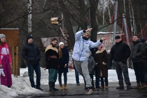 Снежные битвы в парке Кузьминки
