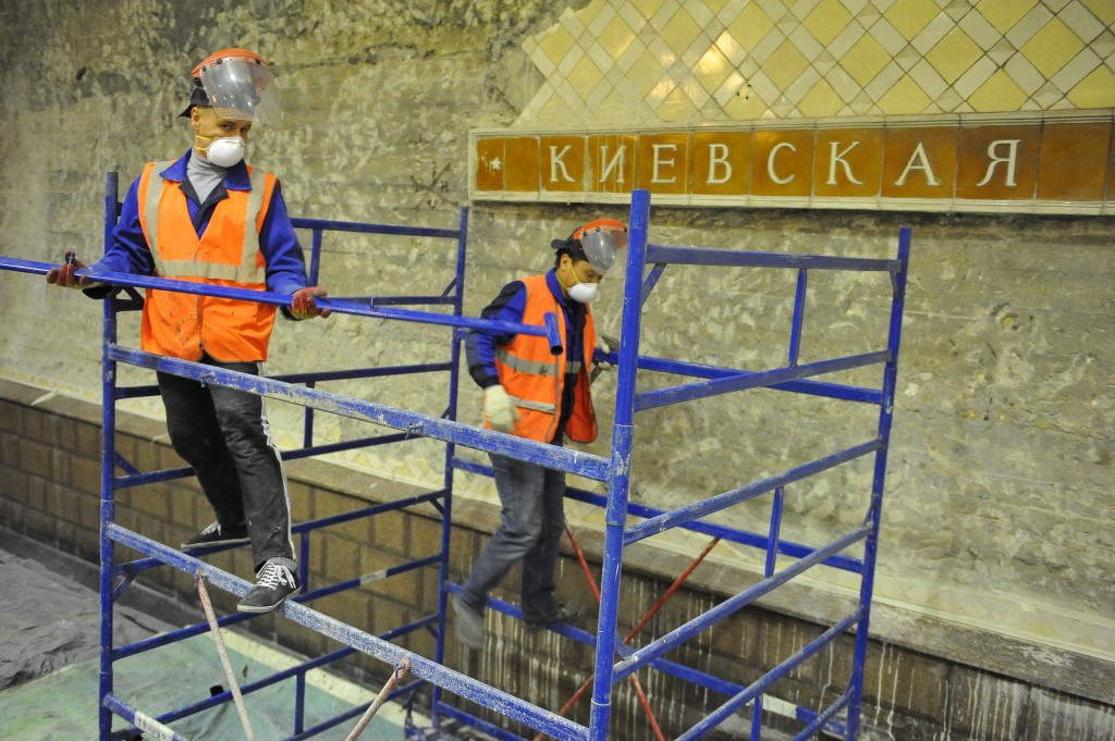 Станция метро «Киевская» будет отреставрирована в начале мая