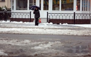 На улицах Москвы после дождя и снега Фото: "Вечерняя Москва", Анна Иванцова 