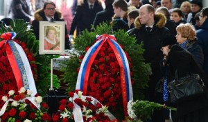 Москвичи во время прощания с заслуженной артисткой России Натальей Крачковской. Фото: РИА Новости