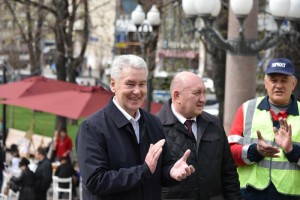Мэр Москвы Сергей Собянин открыл сезон фонтанов в Москве