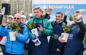 23. 04. 2016. Субботник «Зеленая весна» в парке 850-летия Москвы