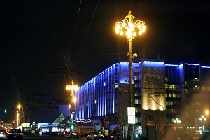 Фасады Тверской и Нового Арбата окрасятся в синий цвет