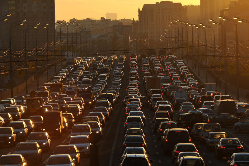 На дорогах Москвы в выходные ожидаются пробки в связи с началом дачного сезона