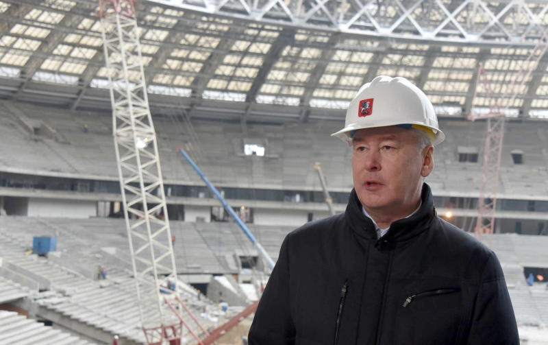 Собянин: Москва готовится к Чемпионату мира по футболу опережающими темпами