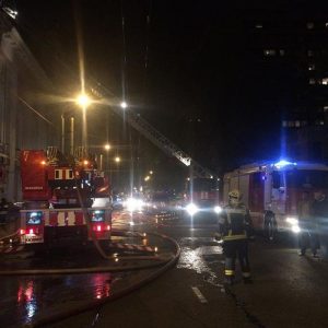 Пожар в студенческом общежитии потушен