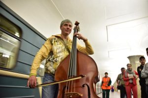 На "Кропоткинской" состоялся концерт "Ночь музыки в метро"