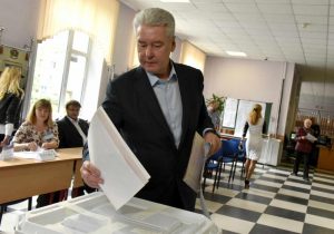 Мэр Москвы Сергей Собянин принял участие в предварительном голосовании голосовании 