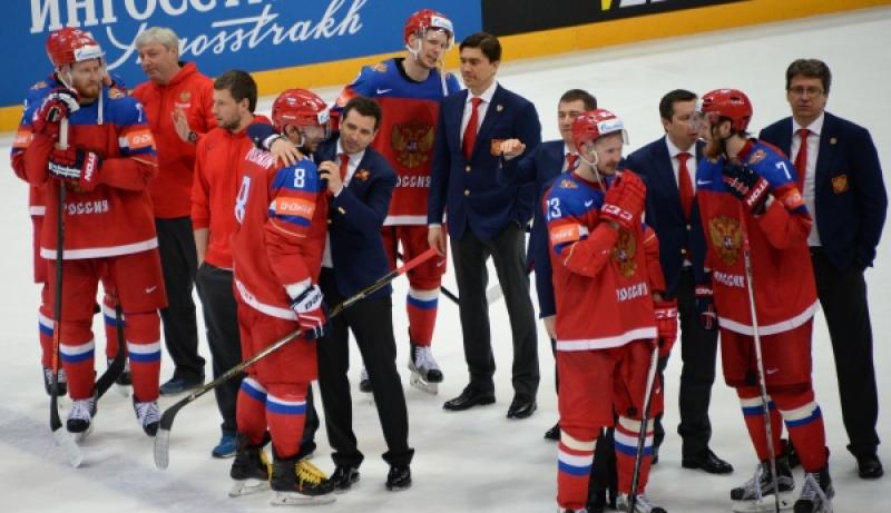 Сергей Собянин поздравил хоккеистов сборной России