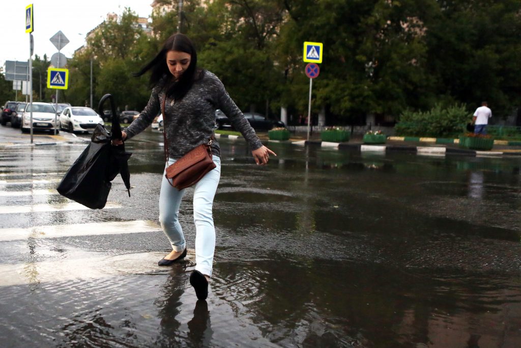 В среду москвичей ждет небольшой дождь