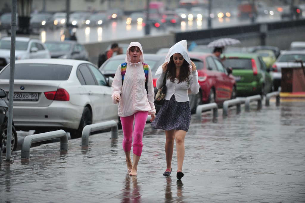 На неделе в Москве ожидаются дожди и гроза