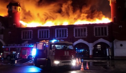 Пожар в здании бывшего пивзавода на западе Москвы потушен