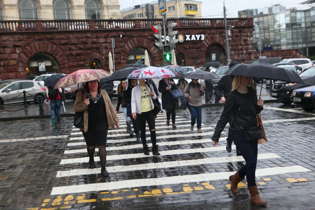 На выходных в Москве будет по-прежнему дождливо