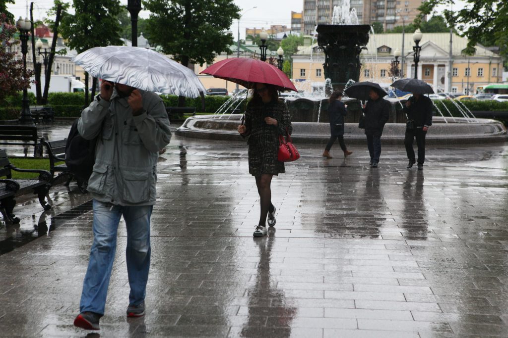 Субботний день в Москве будет дождливым
