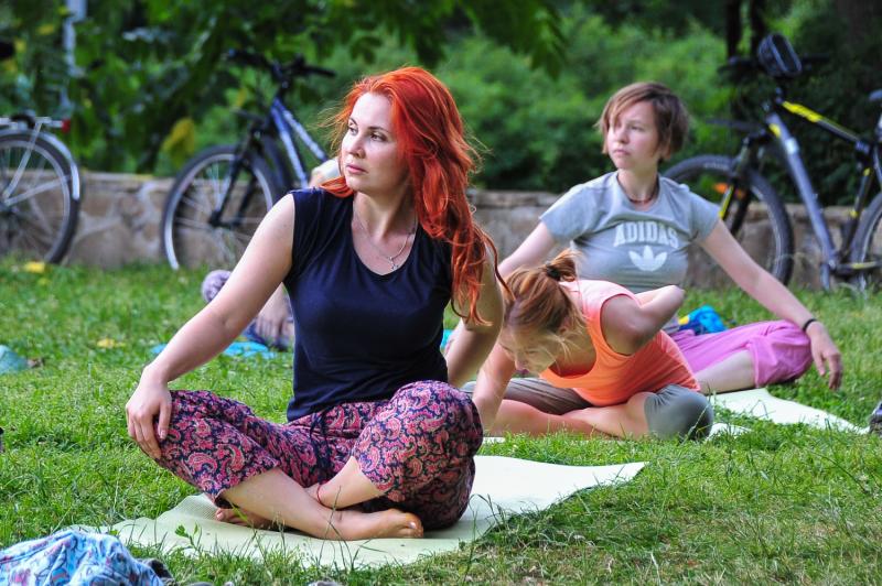В пойме реки Городня пройдет мастер-класс по йоге
