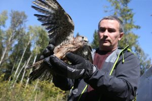 Жители Донского района посетили заповедник с редкими птицами