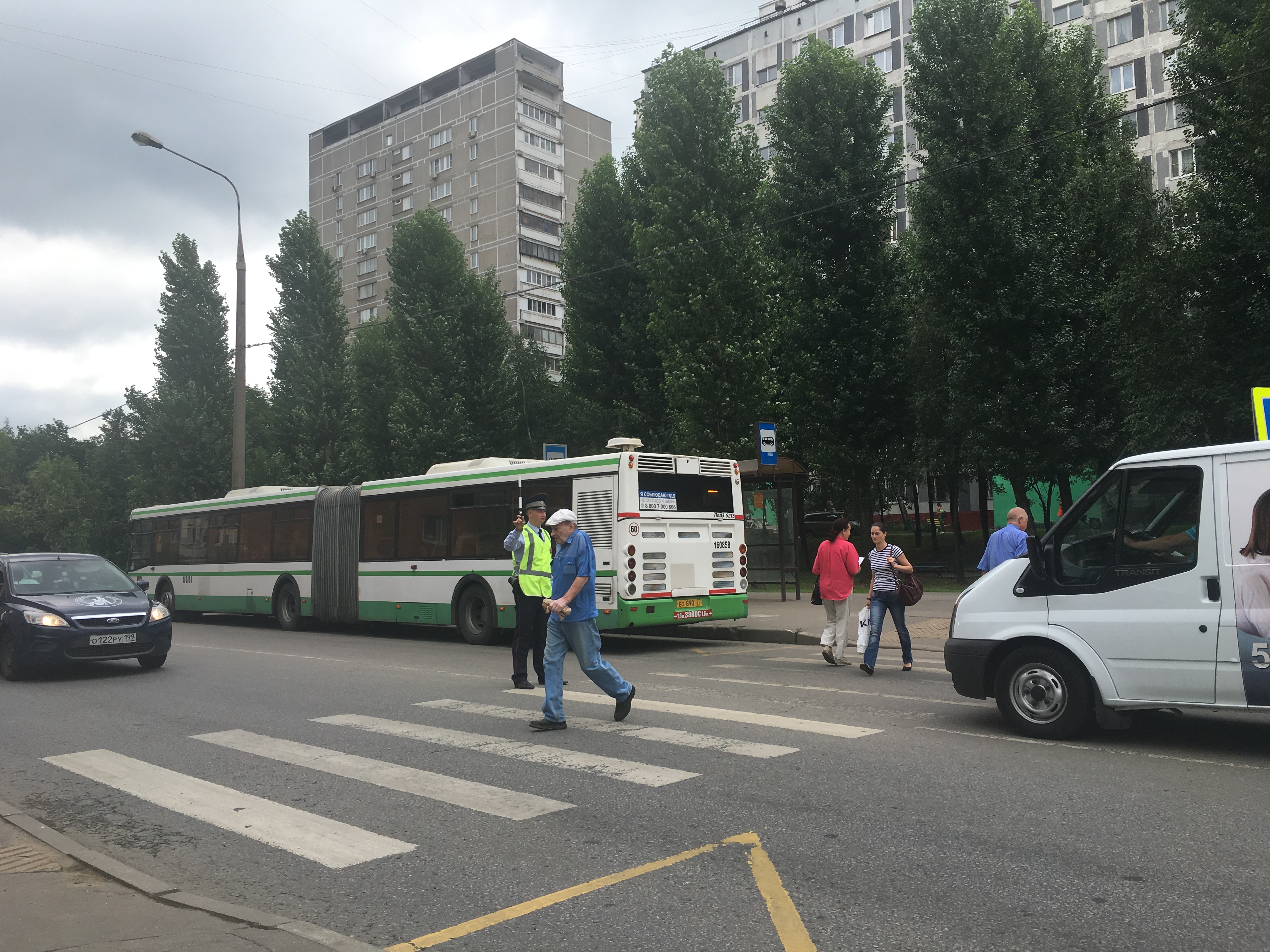 Итоги мероприятия «Пешеходный переход» на юге Москвы