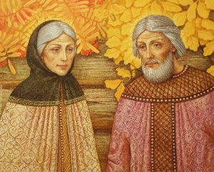 Икона Петра и Февронии, покровителей брака и семейных ценностей. Икона Петра и Февронии, покровителей брака и семейных ценностей.